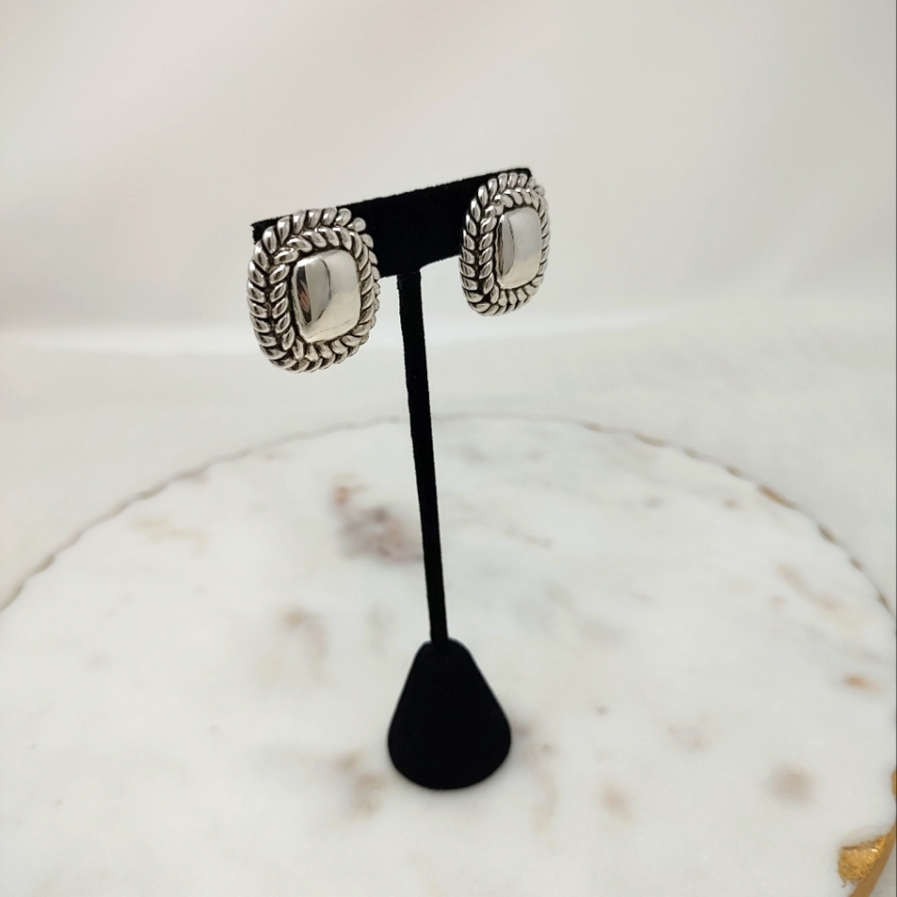 BEST Elegant Silver Clip-On Earrings